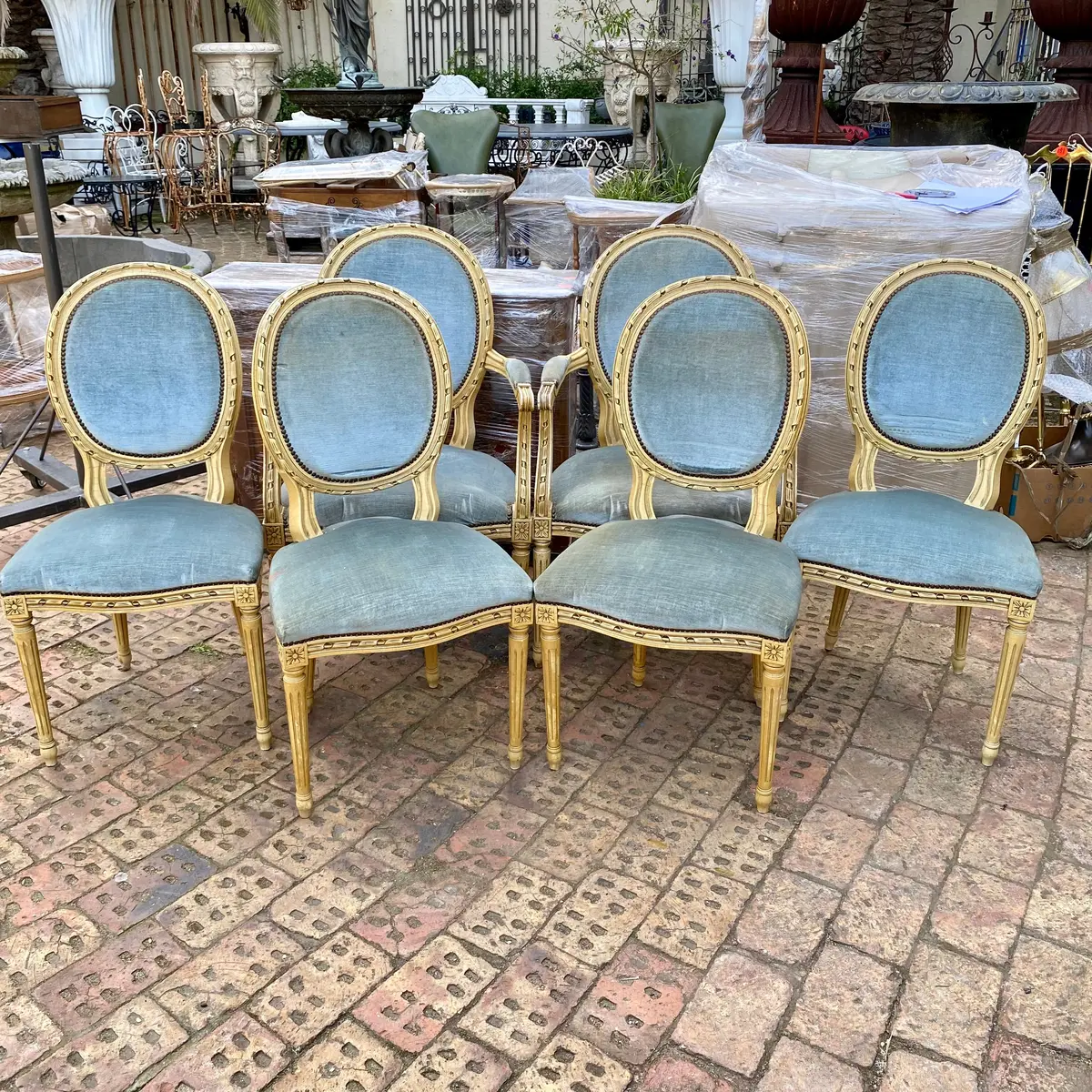 Antique French Dining Chairs 1
