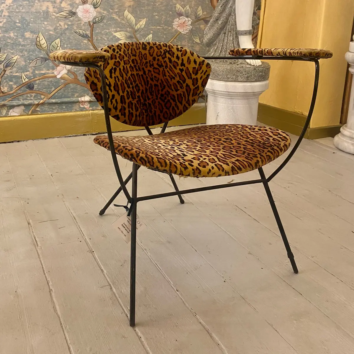 Funky Vintage Leopard Print Chair - Sold 1