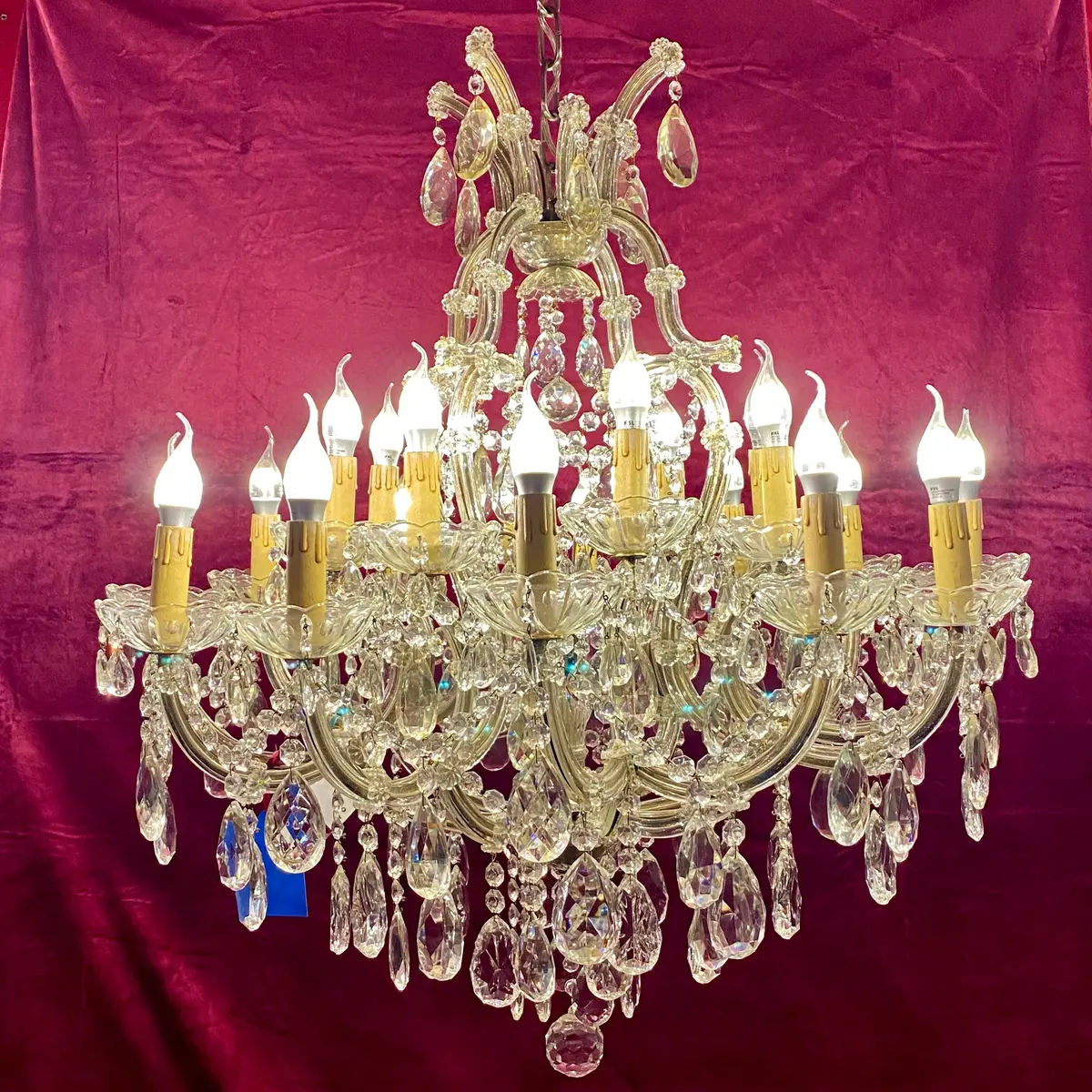 Incredible Antique Maria Theresa Chandelier - Sold 1