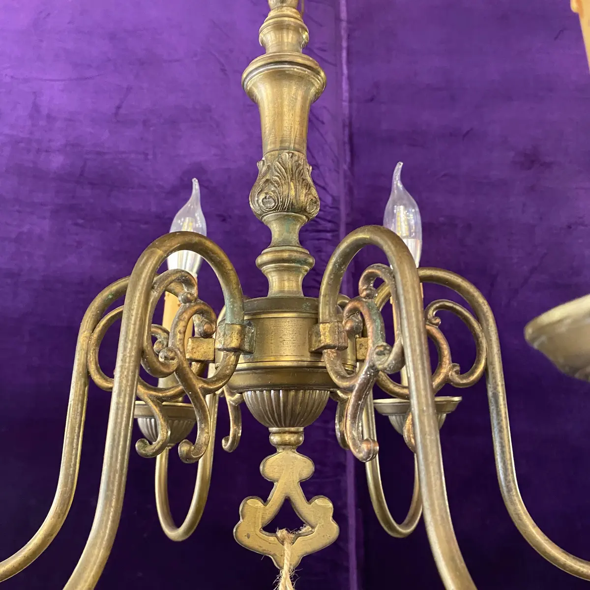Antique Silver Plated French Chandelier - Sold 2