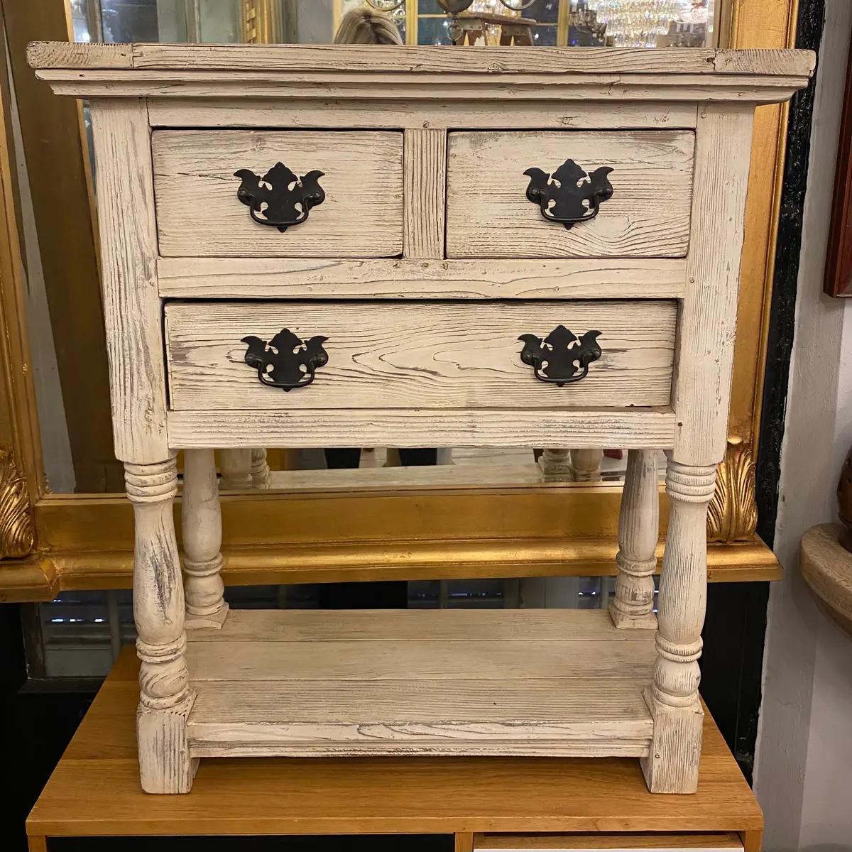 White Washed Telephone Table - Sold 1