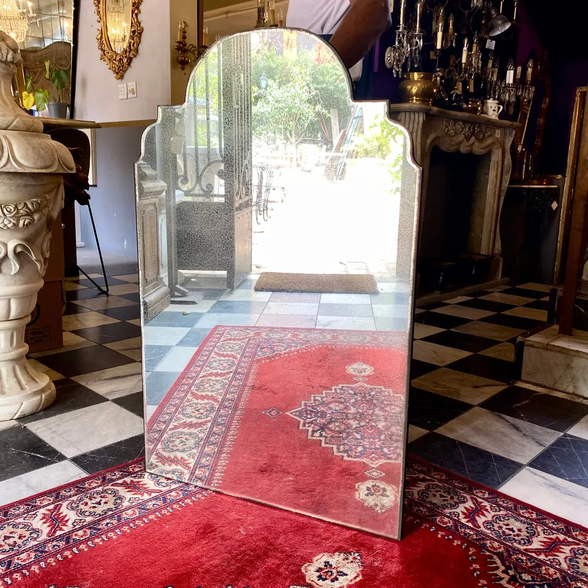 Aged Arched Mirror - Sold 1