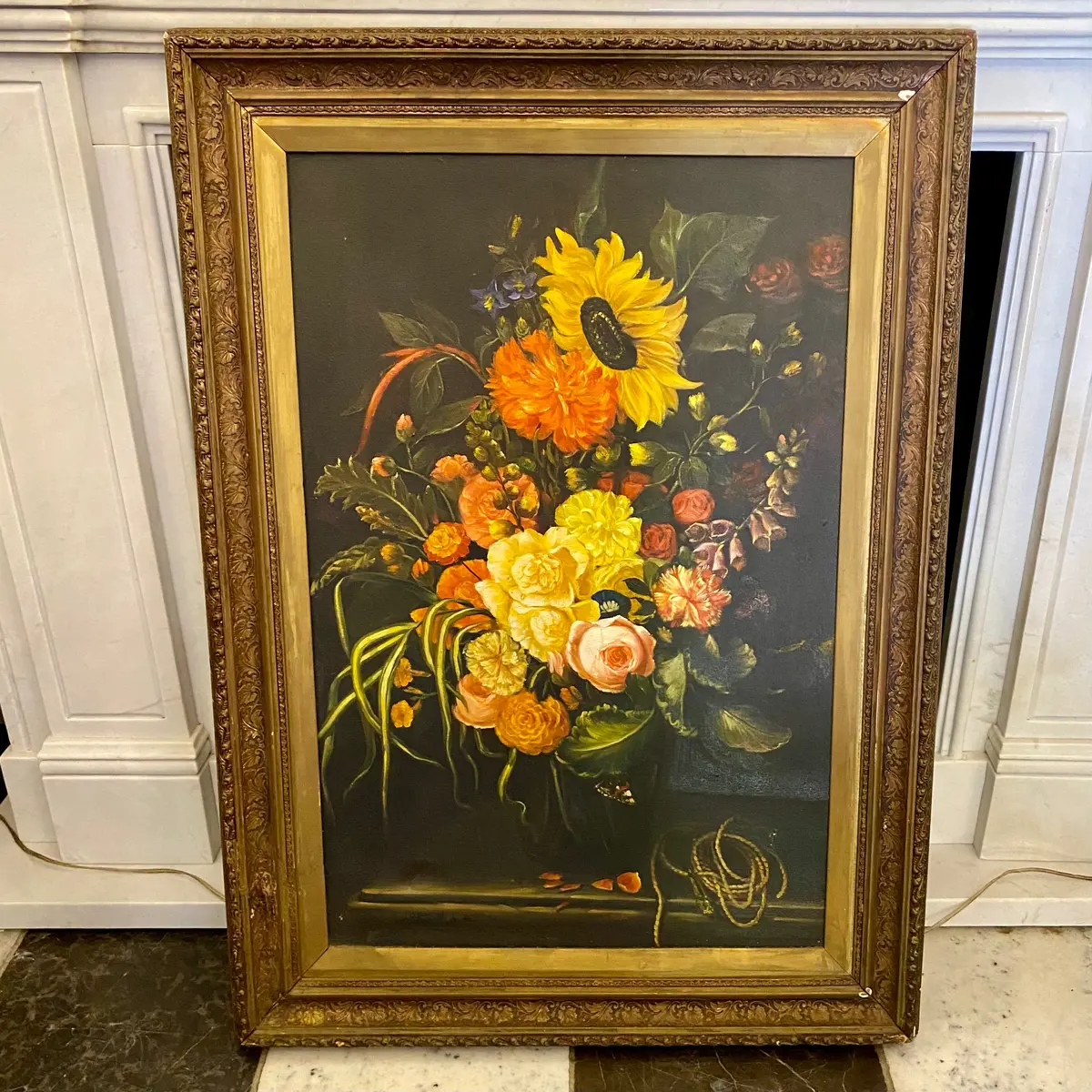 Beautiful Oil Painting Of Flowers - Sold 1