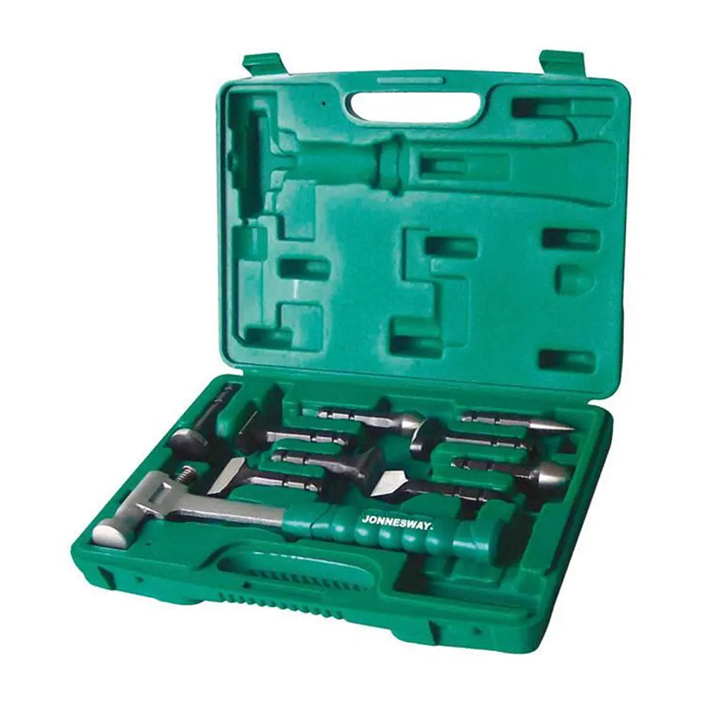 Jonnesway Interchangable Bumping Hammer Tool Kit Includes 7 Cr-V Bits Panel Beating 1