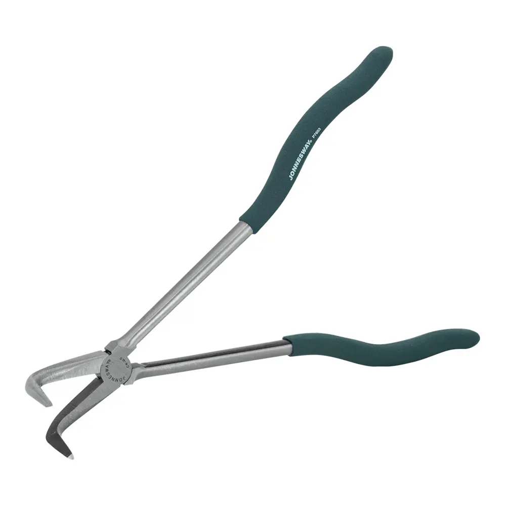 Jonnesway 90 Degree Bent Long Nose Pliers 11" Non Slip Grip High Quality Tools 1