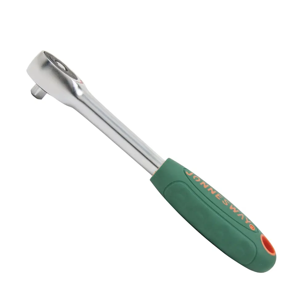 Jonnesway Anti Slip Ratchet 9" 1/2 Drive 60T Rotating Function Non Slip Handle Tools 1