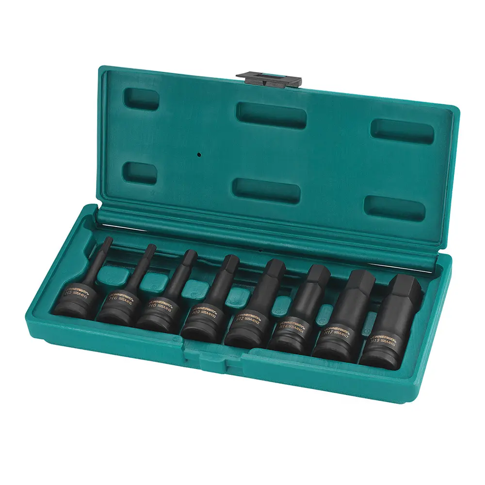 Jonnesway 8 Piece 1/2″ Drive Hex Metric Impact Socket Set High Quality Tools 1