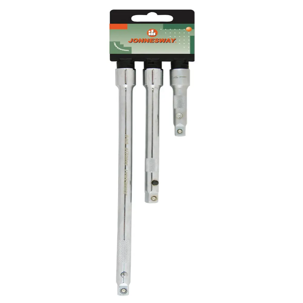 Jonnesway Quick Release Extension Bar 3/8″ Drive X 3 Piece Kit 1