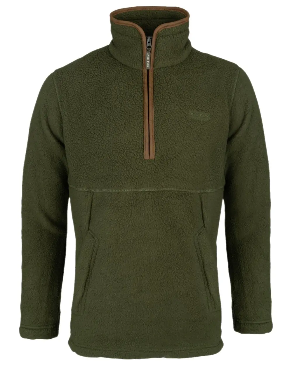 Jack Pyke 1/2 Zip Sherpa Fleece Pullover - Olive 1