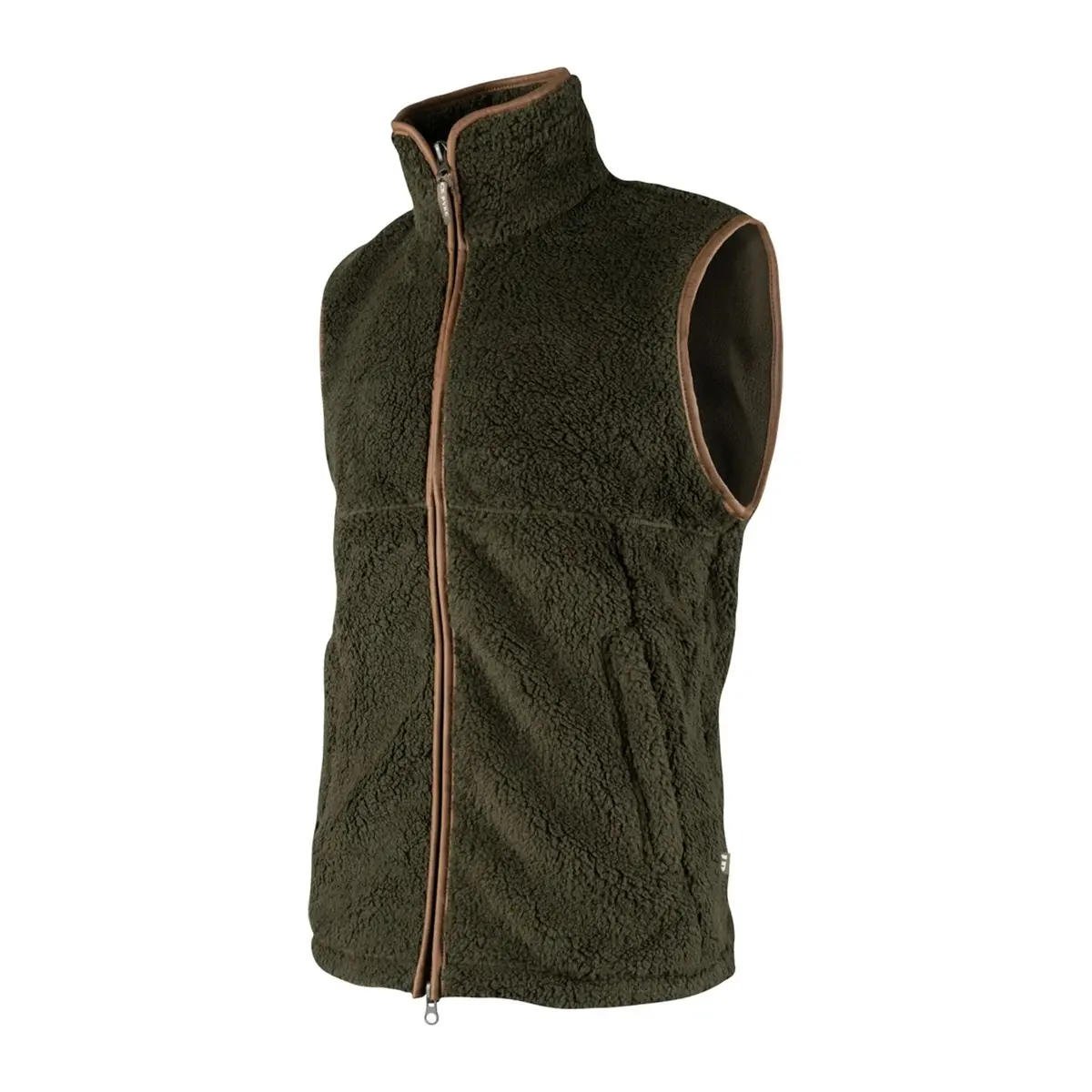 Jack Pyke Chunky Fleece Gilet - Dark Olive 1