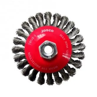Josco 125Mm Twistknot Wire Bevel Brush 1