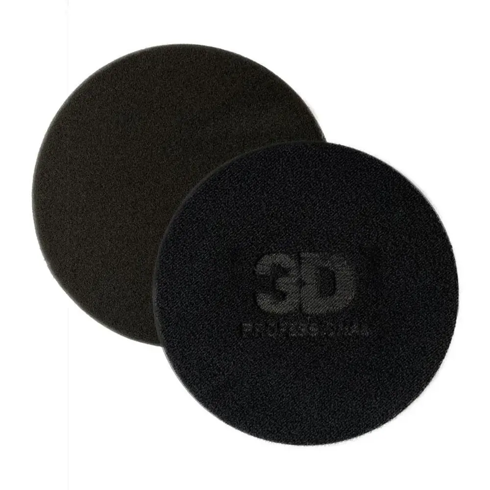 3D Black Foam Finishing Pad 5.5" Hook & Loop Polishing Super Soft Rotary Orbital 1