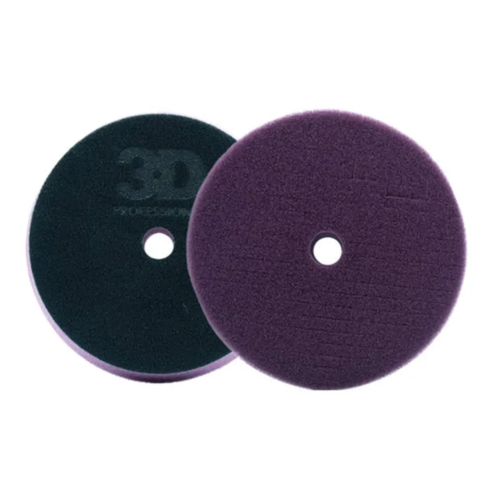Purewax Dark Purple Spider-Cut Foam Cutting Pad 6.5" Hook & Loop Heavy Cutting 1