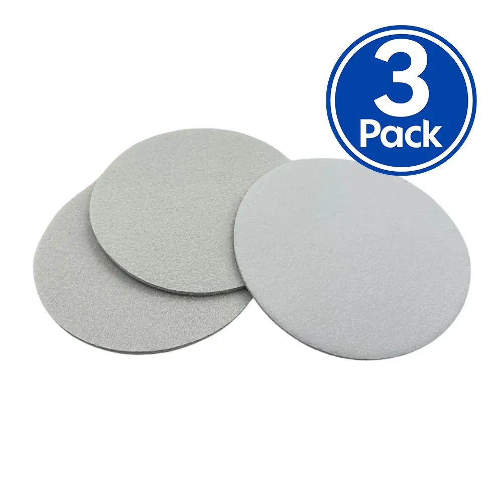 3D Glass Polishing Pad 6" X 3 Pack Hook & Loop Buffing Rotary Orbital 1