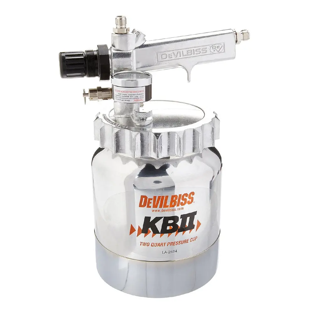 Devilbiss Kb-555 Kbii 2.3 Litre Pressure Pot Feed Cup Professional 2L 1