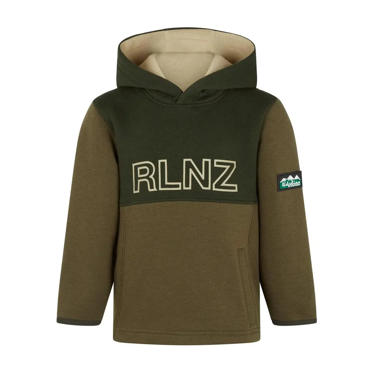 Ridgeline Kids Rlnz Hoodie - Olive Mix 1