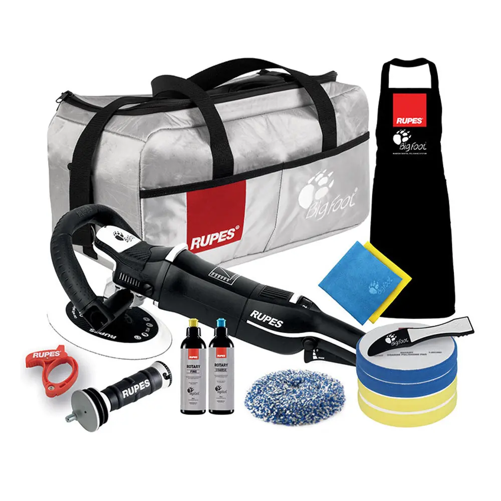 Rupes Bigfoot Lh19e/Dlx Rotary Polisher Deluxe Kit 125Mm 1200W 1