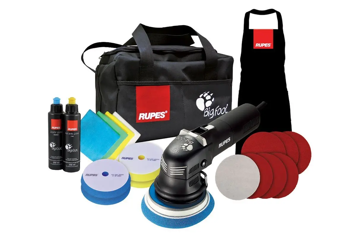 Rupes Duetto Random Orbital 12Mm Polisher Delux Kit 1