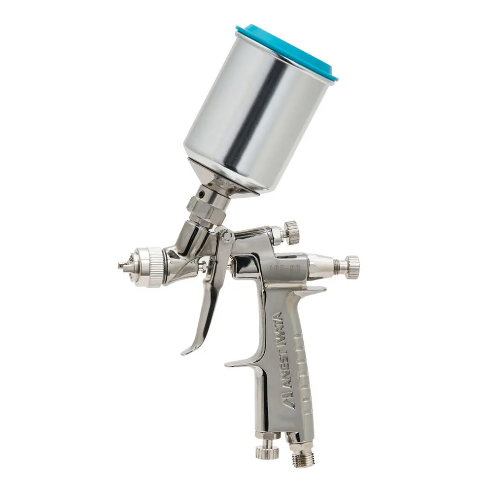 Anest Iwata Lph80 Compact Hvlp Spray Gun & 150Ml Cup Pot 1.2 Mm E4 Cap 1