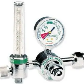 Single-Stage Preset Oxygen Flowmeter / Regulator, 15 Lpm 1