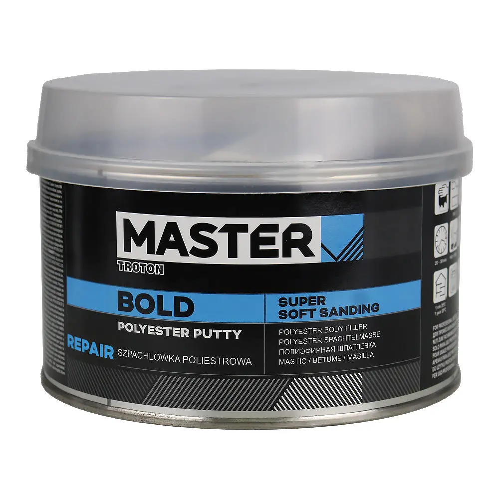 Troton Master Bold Filler Super Soft 1L Lightweight Automotive Body Filler 1