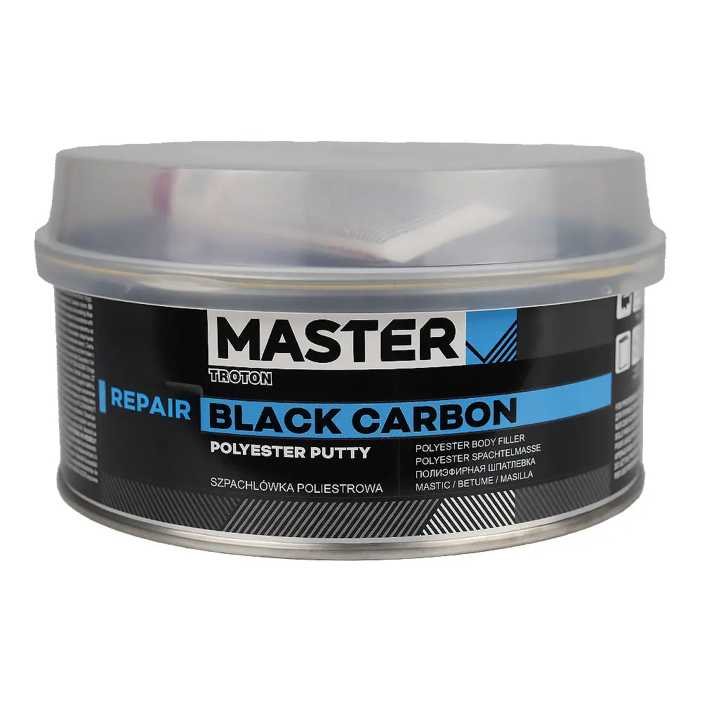Troton Master Black Carbon 500Ml With Hardener High-Performance Automotive Coating 1