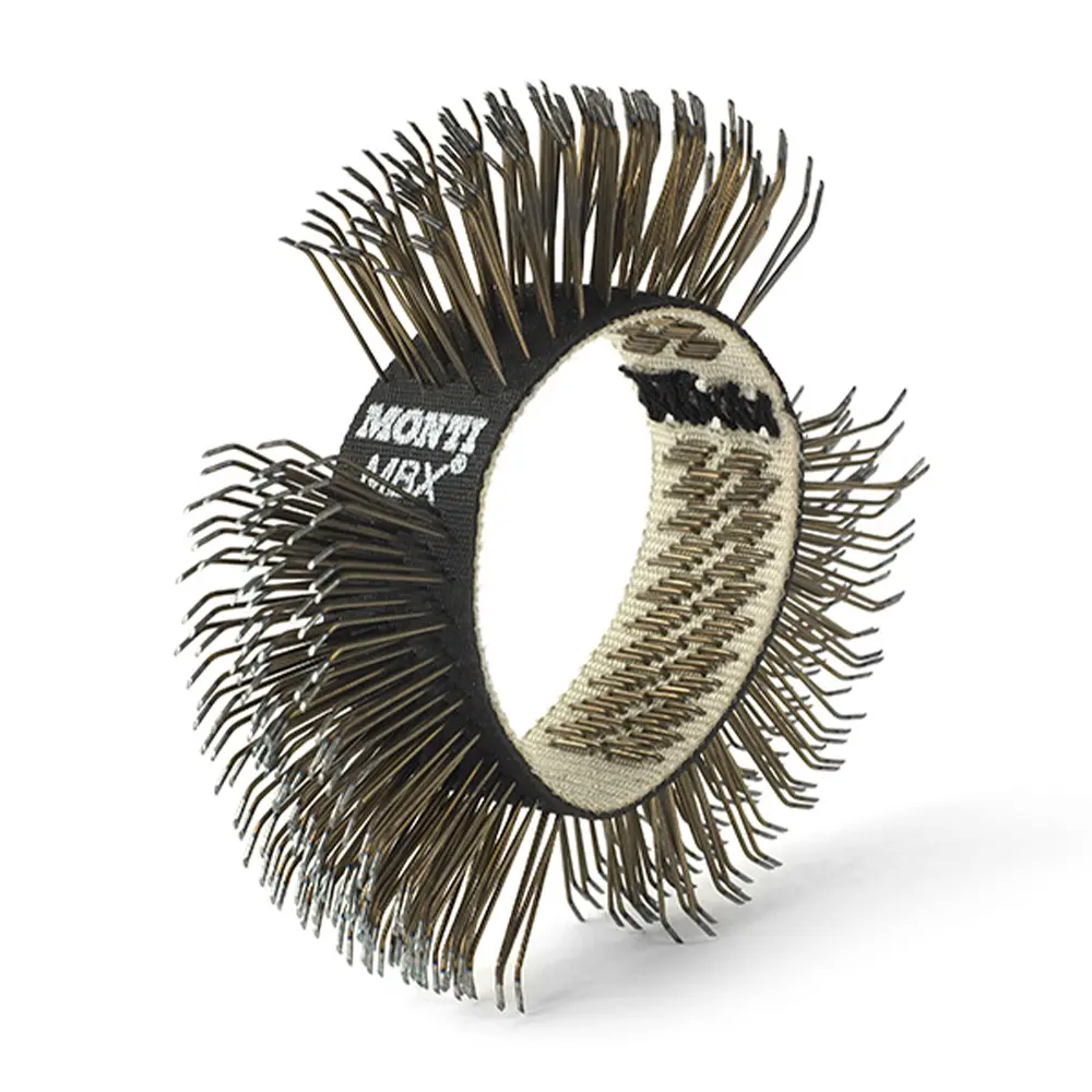 Montipower Mbx Coarse Belt Metal Bristle Blaster Wire Brush 23Mm Black Mb-001 1