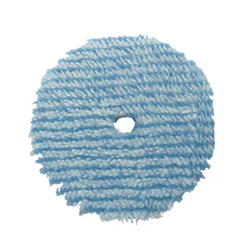 Purewax Blue & White Wool Heavy Cutting Pad 6.5" Hook & Loop Da Polishers 1