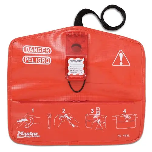 Masterlock 468L Seal Tight Handle-Off Ball Valve Lockout 1