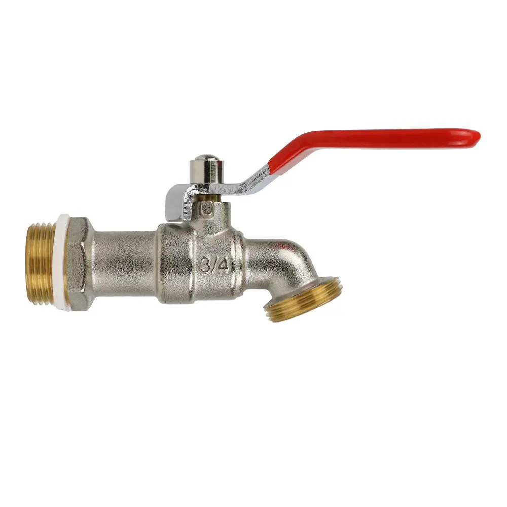 Gpi Metal Solvent & Thinner Tap With Ball Valve 3/4" Thread 1