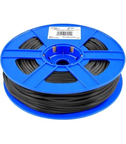 Screen Retainer Spline 0.120" Diameter, Black Vinyl, Roll Of 500 Ft 1