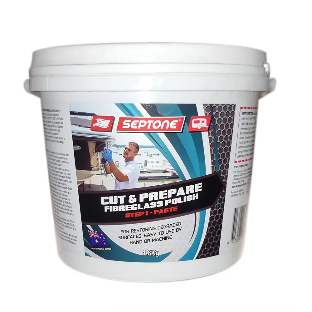 Septone Boatcare Marine Cut & Prepare Fiberglass Gelcoat Polish Paste 1.8Kg 1