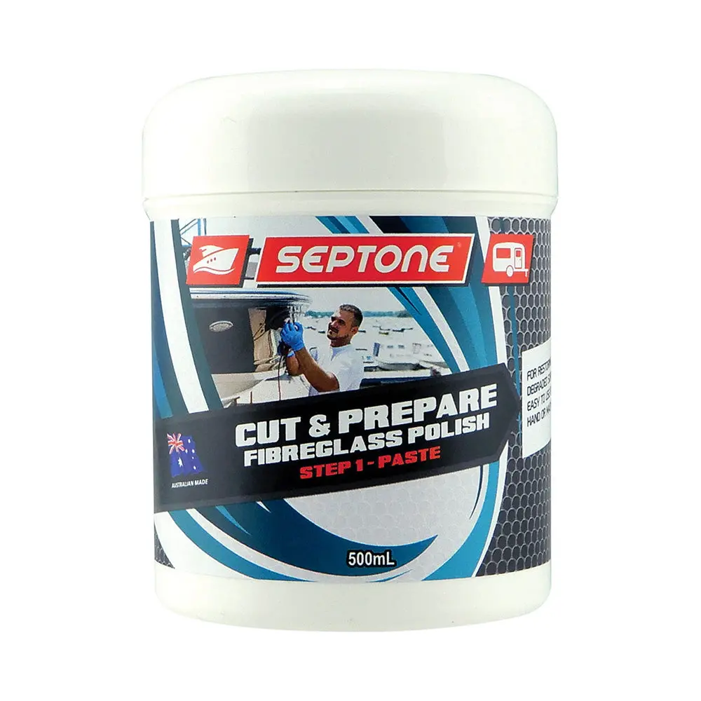 Septone Boatcare Marine Cut & Prepare Fiberglass Gelcoat Polish Paste 500Ml 1