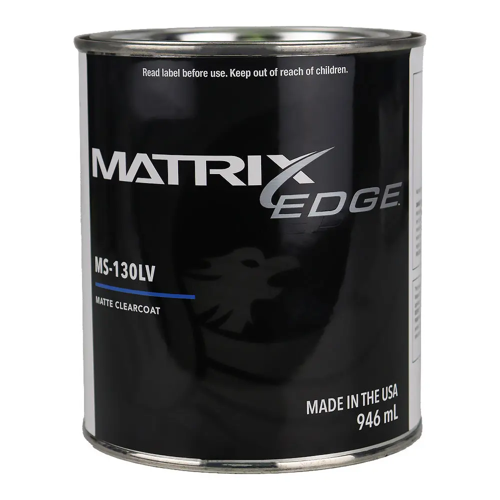 Matrix Edge Ms-130Lv Matt Clearcoat 946Ml Automotive 2K Clear Finish 1