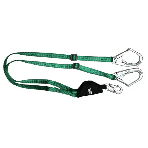 Msa 10208062 Energy-Absorbing Webbing Twin Lanyard 1