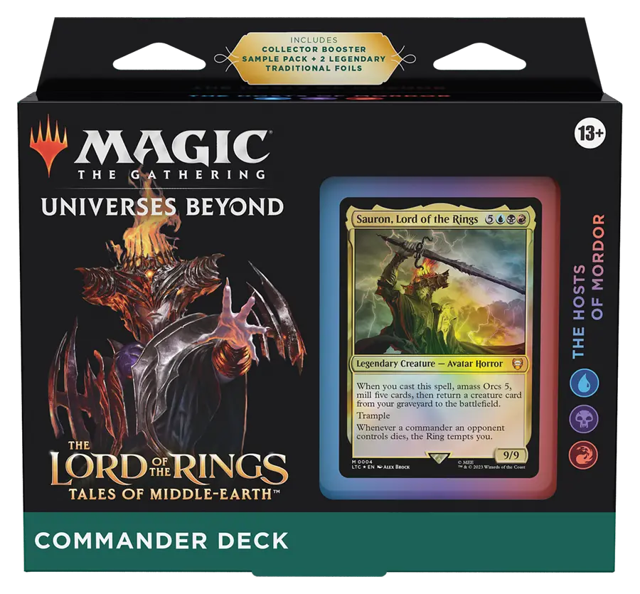 Magic: The Gathering The Lord Of The Rings: Tales Of Middle-Earth Commander Deck - The Hosts Of Mordor 1