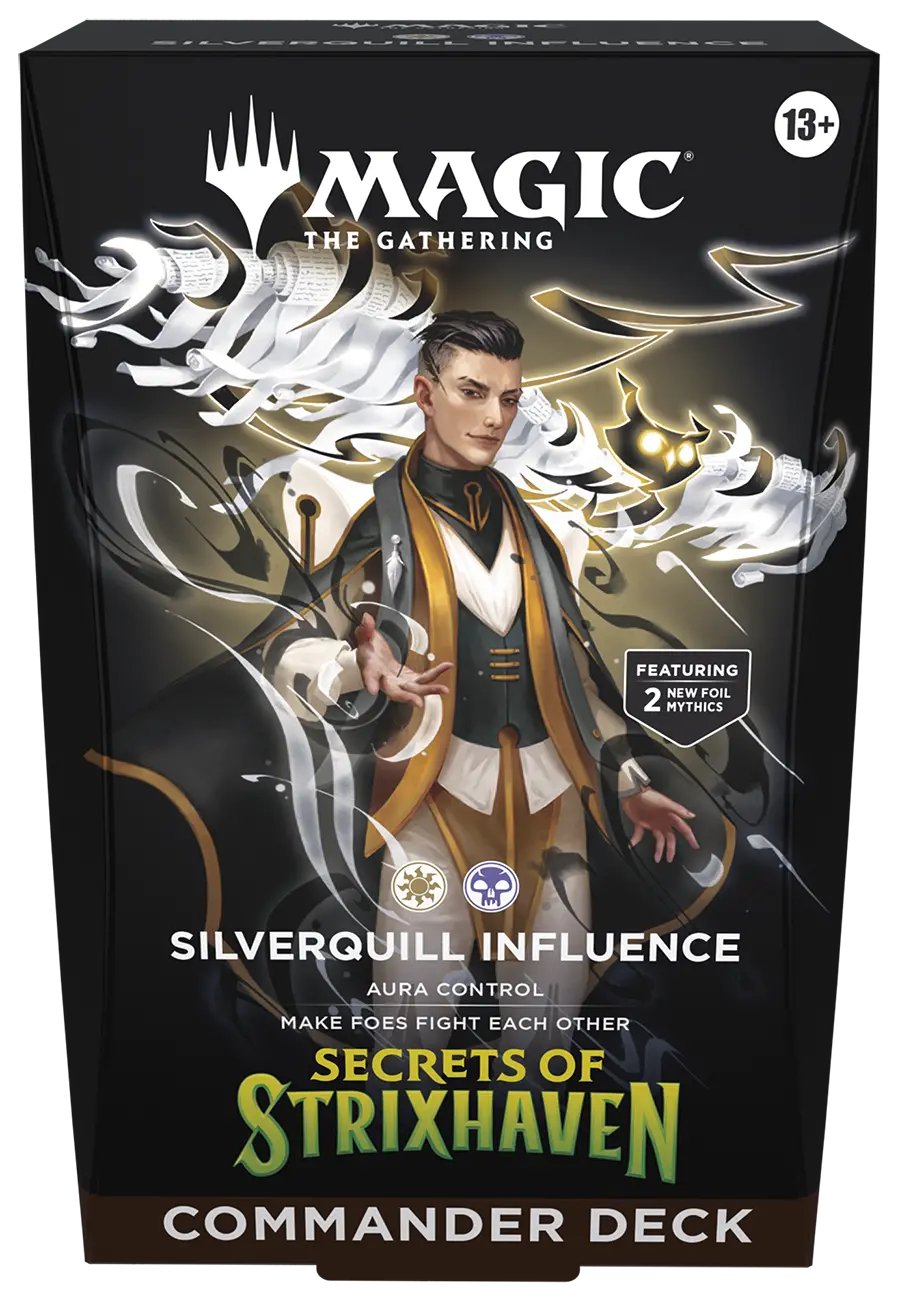 Magic: The Gathering - Secrets Of Strixhaven Silverquill Influence Commander Deck 1