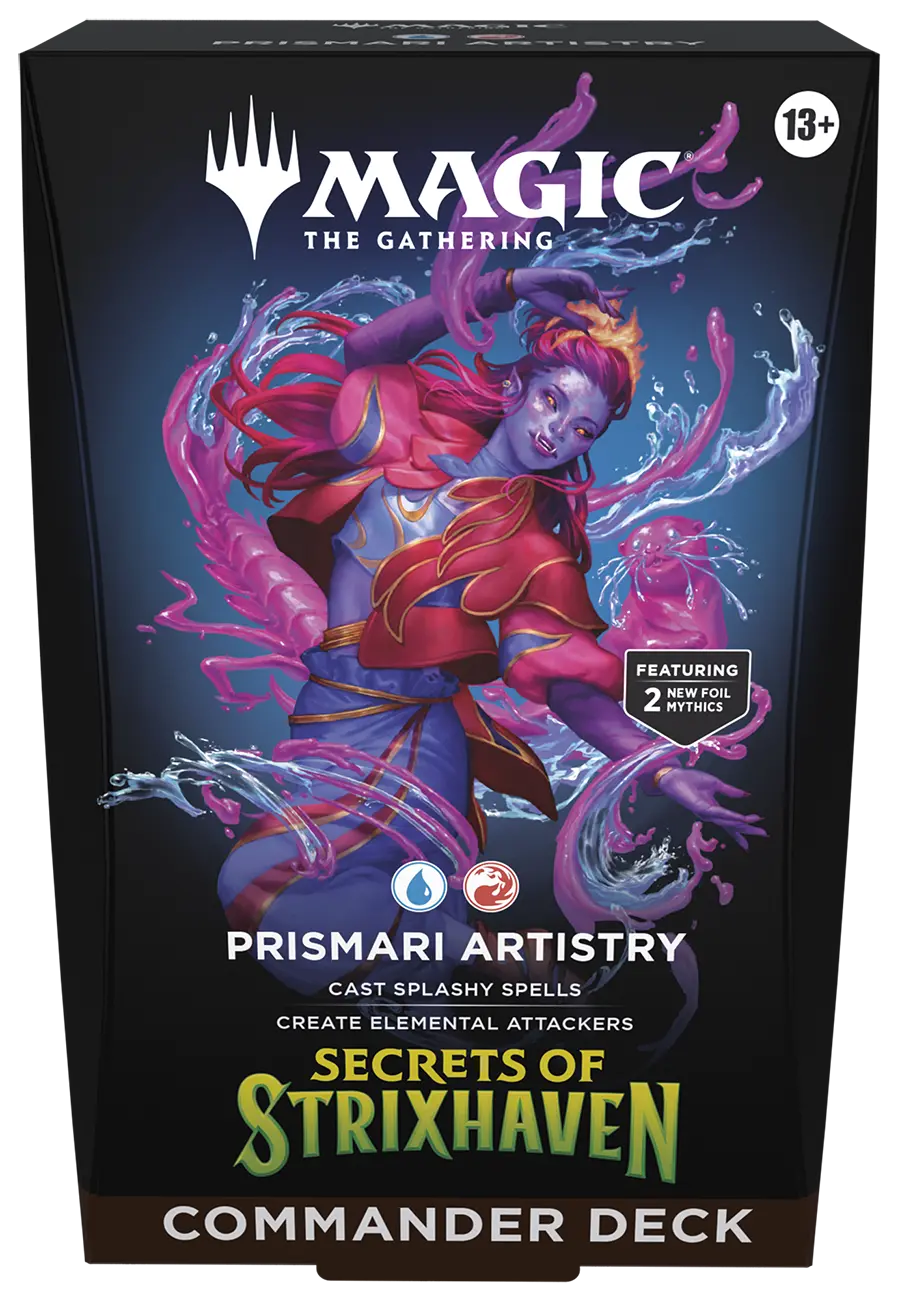 Magic: The Gathering - Secrets Of Strixhaven Prismari Artistry Commander Deck 1