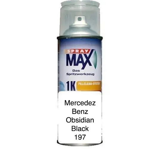 Auto Car Touch Up Can Mercedez Benz Obsidian Black 197 1