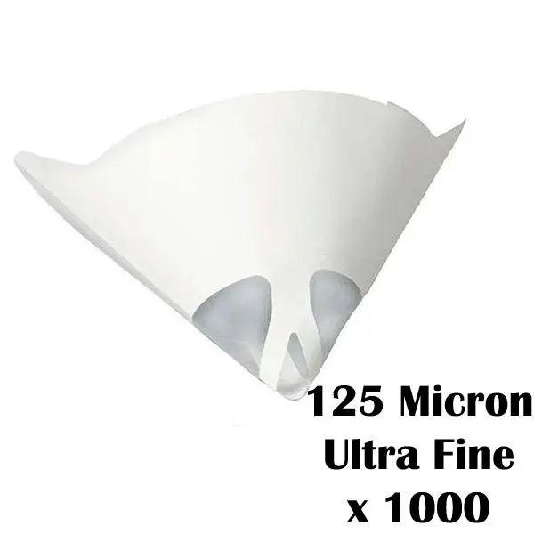 Paper Automotive Paint Strainers 125 Micron Ultra Fine Bulk 1000 Pack 1