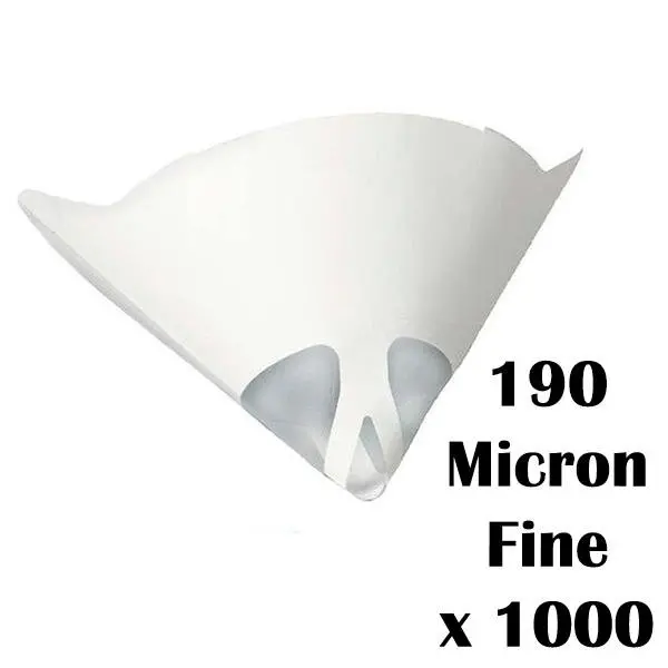 Paper Automotive Paint Strainers 190 Micron Fine Bulk 1000 Pack 1