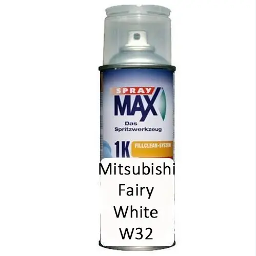 Auto Touch Up Paint Mitsubishi Fairy White W32 1