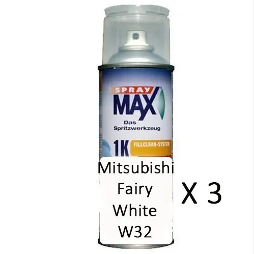Auto Touch Up Paint Mitsubishi Fairy White W32 X 3 1