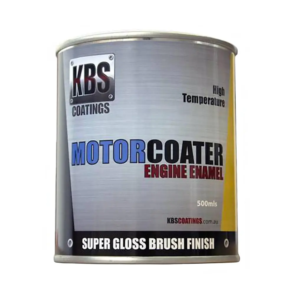 Kbs Motor Coater High Temperature Engine Enamel 500Ml Tin Pontiac Metallic Blue 1