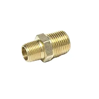 Brass Fittings - Male Npt Hex Nipple (Various Sizes) 1