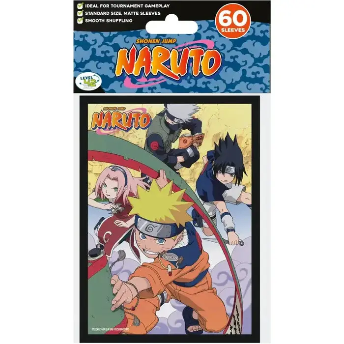 Naruto - Team 7 Art Protective Card Sleeves (60 Count, Standard Size) - Japanime Games - Player's Choice Game Accessories Series 1