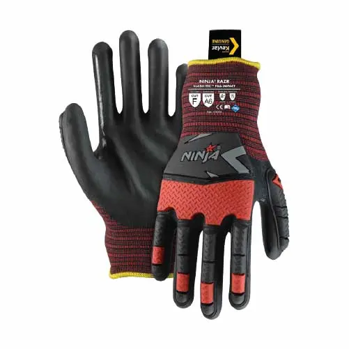 Ninja Nirzrstfi Slash-Tec Fa6-Impact Gloves 1