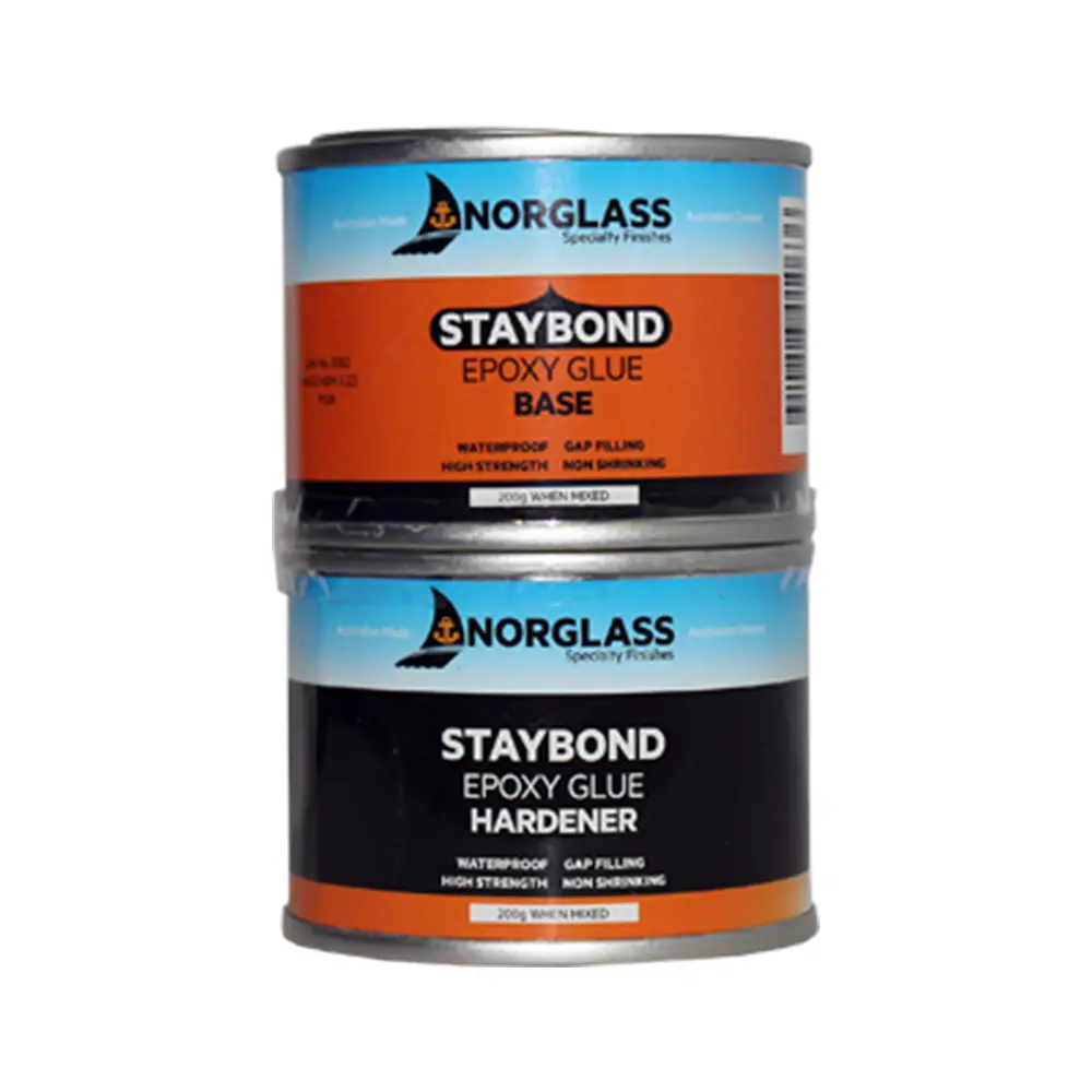 Norglass Staybond Epoxy Glue Base + Hardener 200G 1