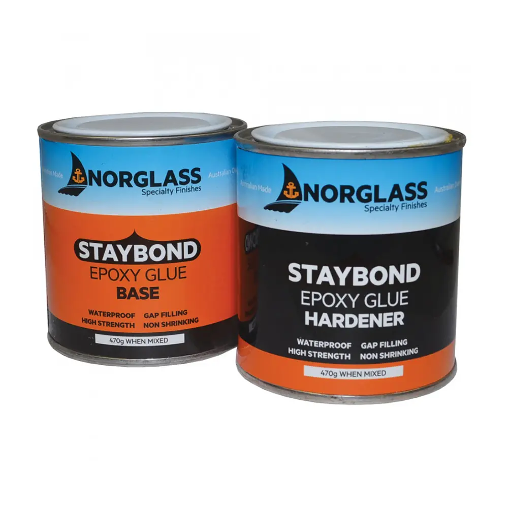 Norglass Staybond Epoxy Glue Base + Hardener 470G 1
