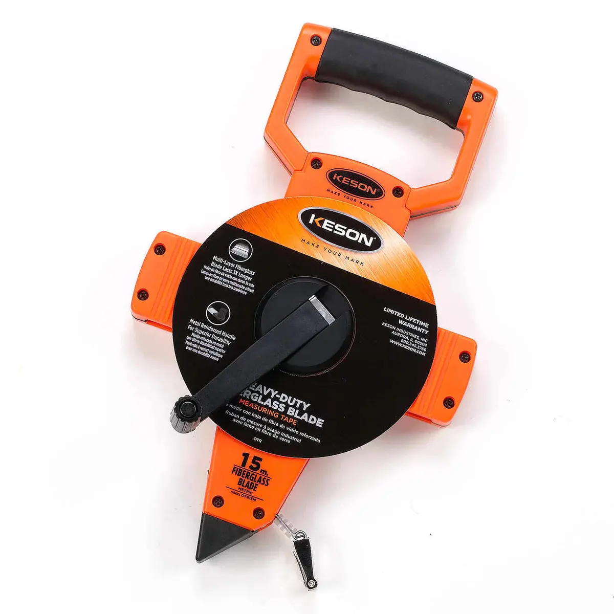 Keson Open Reeled Fiberglass Tape, 15 M 1